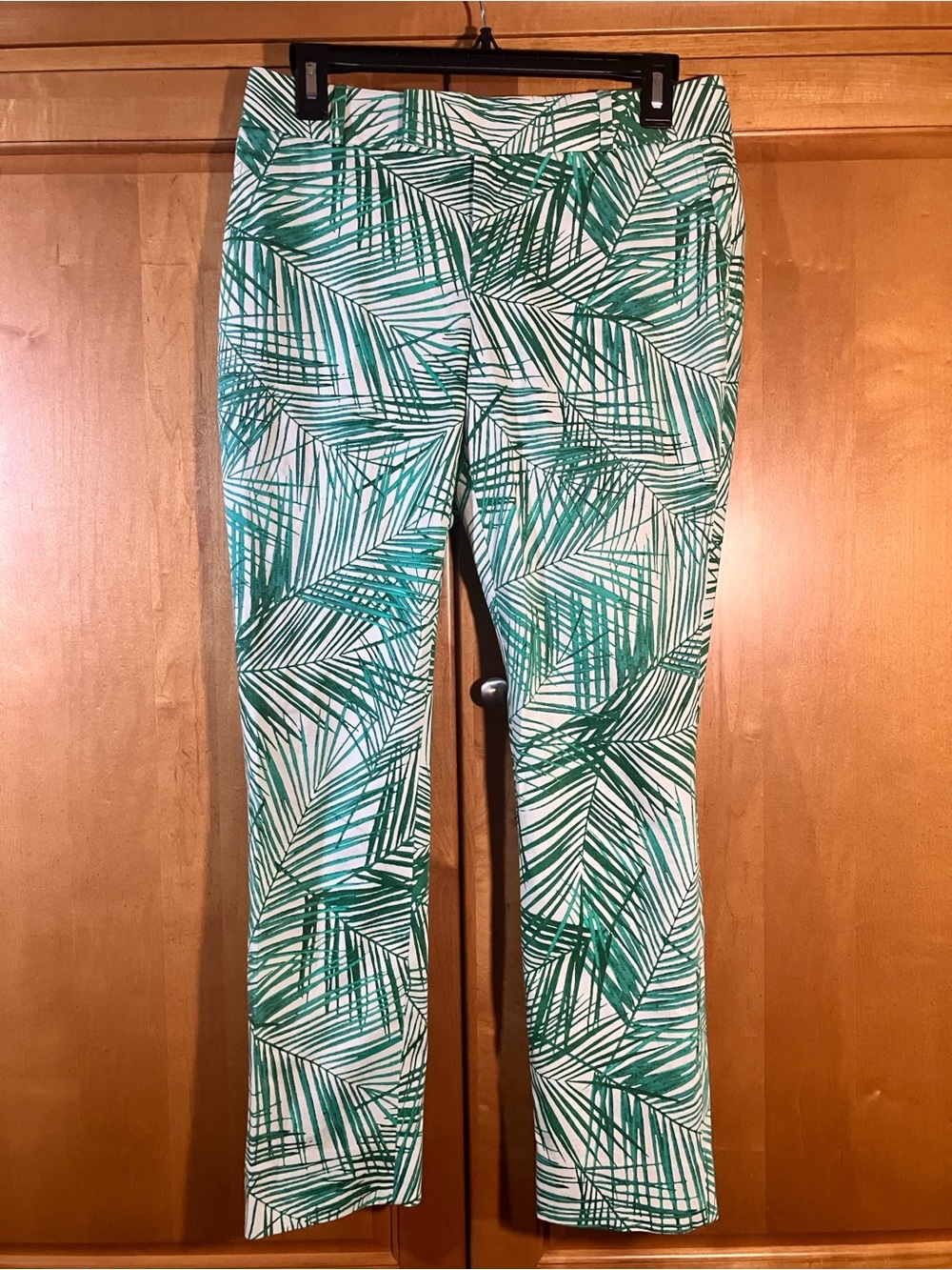 Banana Republic Green Palm Leaf Pants
